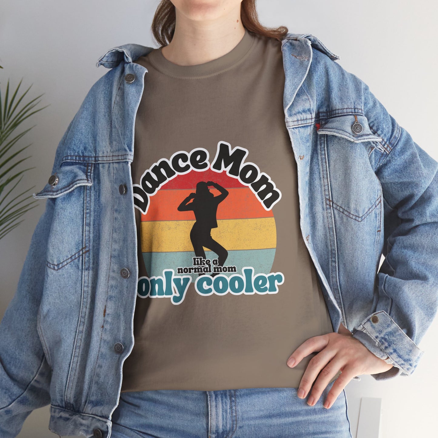 "Dance Mom" T-Shirt – Funny Retro Graphic Tee for Cool Moms | Unisex Heavy Cotton Tee