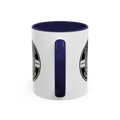 "Jeté Competition Team – Always Keep Dancing" Accent Coffee Mug – Collegiate Style Ceramic Mug for Dancers and Studio Teams