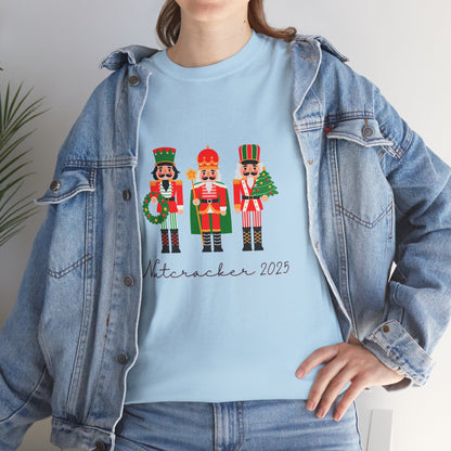 “Nutcracker 2025”  ADULT T-shirt – Unisex Heavy Blend Cotton Tee | Ballet Holiday Dance T-shirt for Dancers