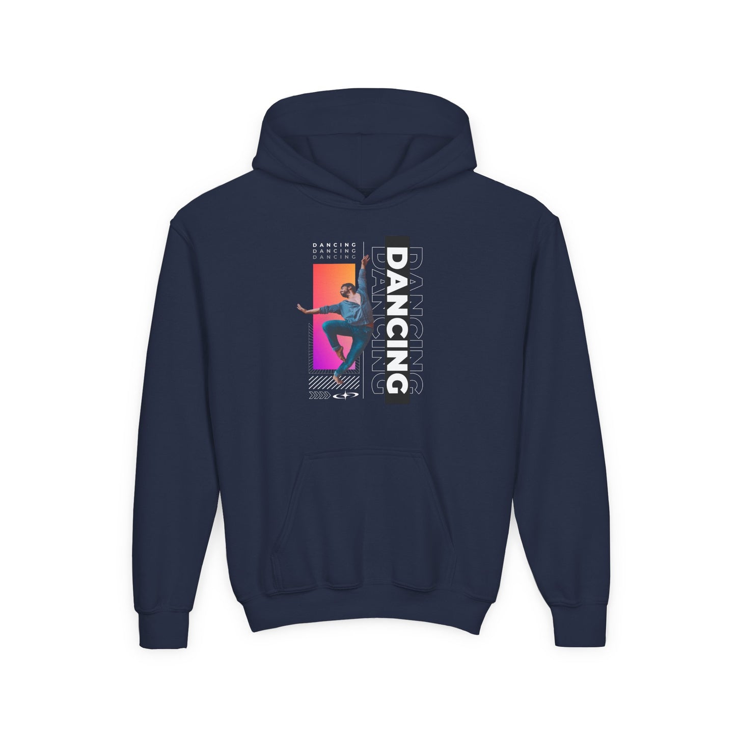 “Dancing” Male Dancer Streetwear Graphic | Unisex Youth Hoodie – Dance Hoodie for Kids & Young Performers
