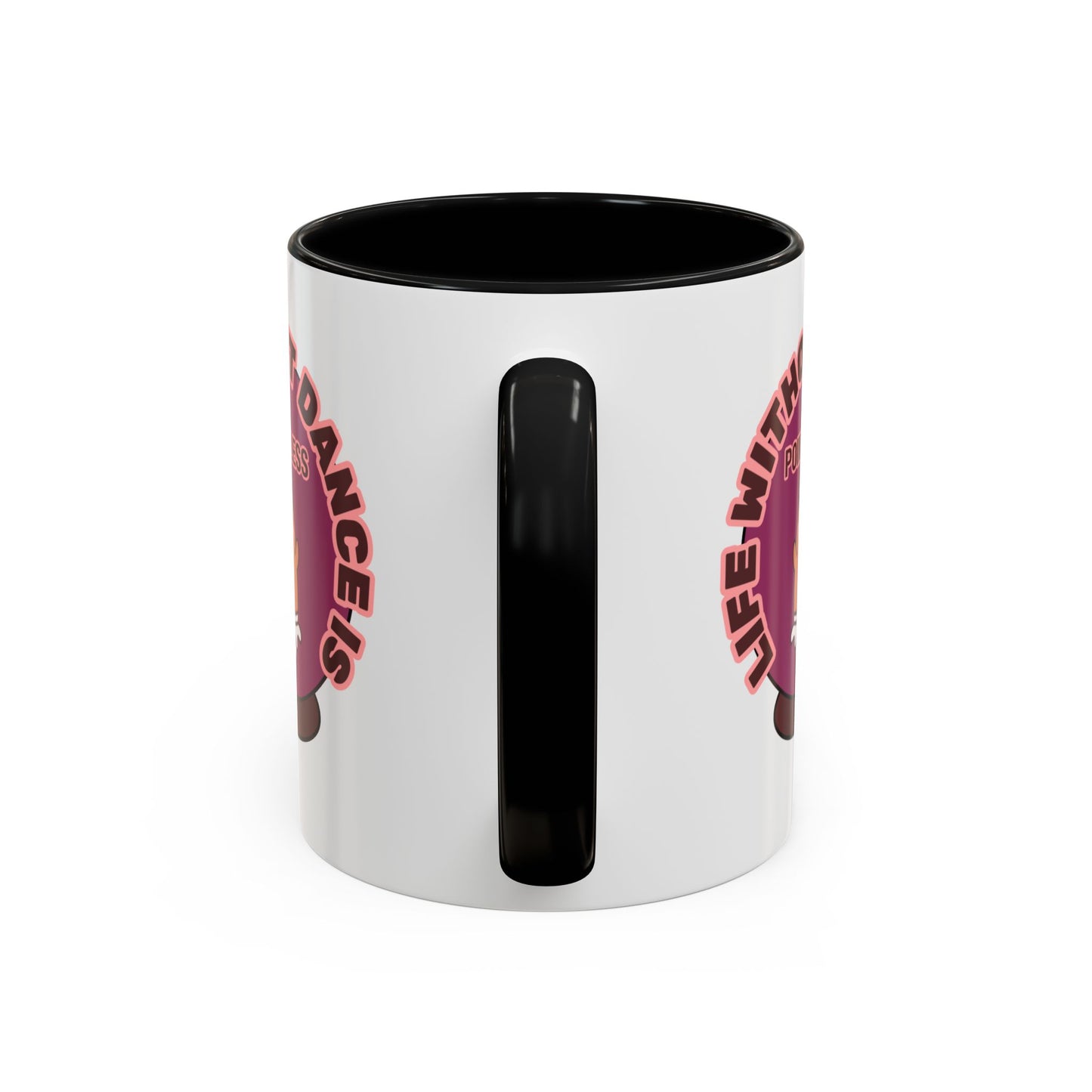 "Life Without Dance Is Pointeless" – Cute Capybara Accent Coffee Mug | Dance-Themed Ceramic Mug for Dancers