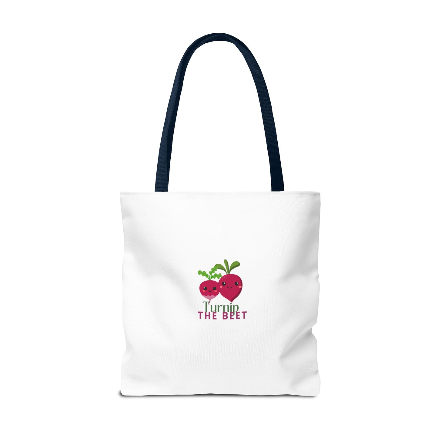 "Turnip the Beet" Canvas Tote Bag – Cute Veggie Graphic Dance-Themed Reusable Bag for Grocery Runs, Dance Class & Everyday Use