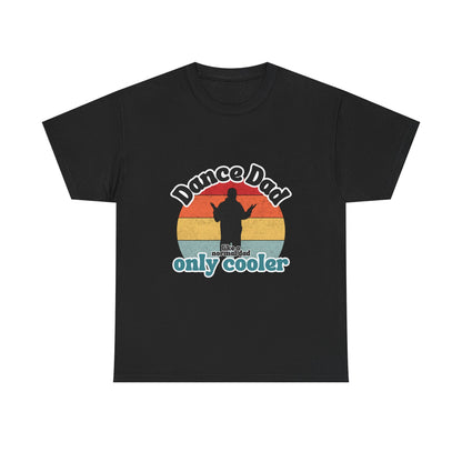 "Dance Dad" Unisex Heavy Cotton Tee – Funny Retro Dance Shirt for Cool Dads