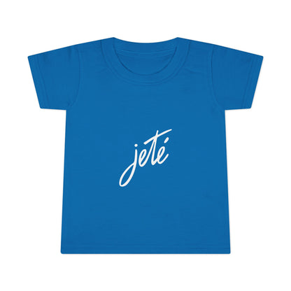 “Jeté” Official Logo | Ballet & Dance T-Shirt for Toddlers & Young Dance Enthusiasts - Toddler Short Sleeve Tee