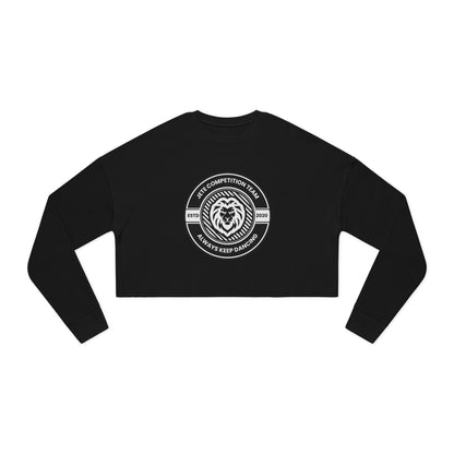 "Jeté Competition Team – Always Keep Dancing" Women’s Cropped Dance Sweatshirt – Collegiate-Inspired Graphic | Stylish Dance Team Apparel for Her