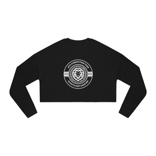 "Jeté Competition Team – Always Keep Dancing" Women’s Cropped Dance Sweatshirt – Collegiate-Inspired Graphic | Stylish Dance Team Apparel for Her