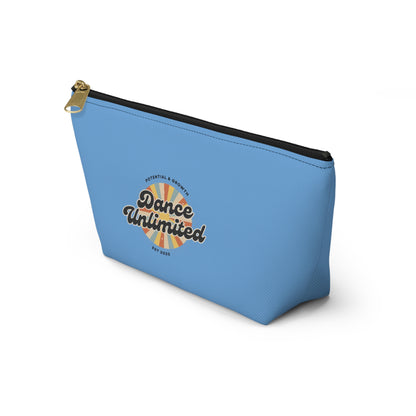 "Dance Unlimited - Potential & Growth" Makeup Bag – Retro Dance Graphic – Inspirational Dance-Themed Zipper Pouch for Cosmetics, Accessories & Gifts