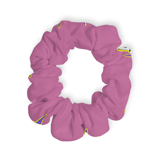 “Dancer” Scrunchie – Superhero-Inspired Dance Hair Accessory with Bold Graphic for Performers