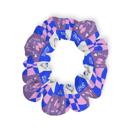 “Dancer – All in Your Attitude” Scrunchie – Retro Dance Hair Accessory with Motivational Graphic