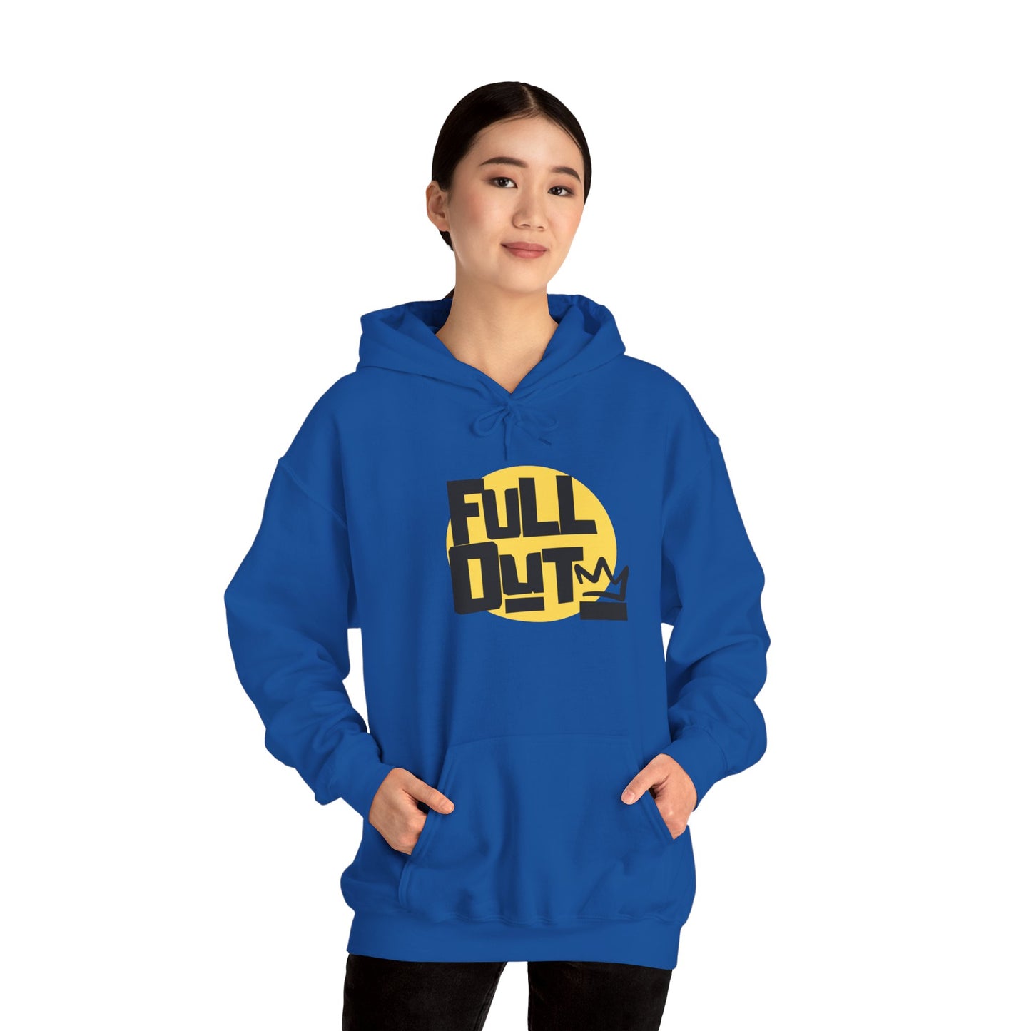 "Full Out" Dance Hoodie – Bold Streetwear-Inspired Unisex Hooded Sweatshirt for Dancers