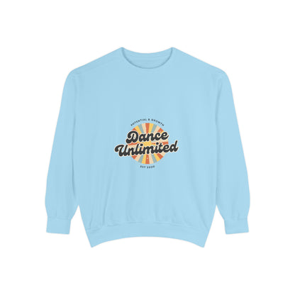 "Dance Unlimited – Potential & Growth" Unisex Lightweight Crewneck Sweatshirt – Retro-Inspired Motivational Dance Pullover for Performers & Creatives