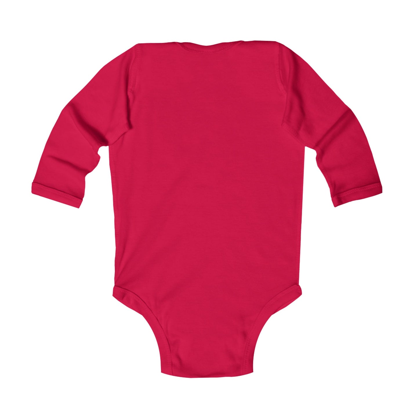 "One More Time is a Lie" Infant Long Sleeve Dance Bodysuit – Bold Emblem Graphic Baby Outfit