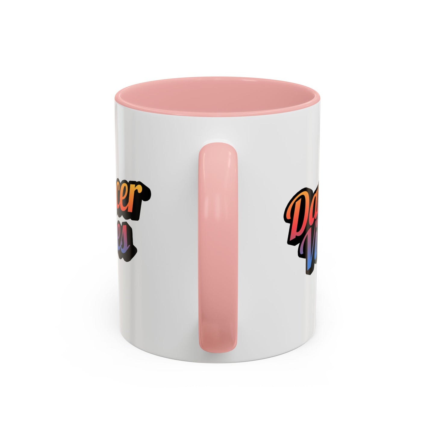 "Dancer Vibes" Accent Coffee Mug – Stylish Ceramic Mug for Dance Lovers and Performers