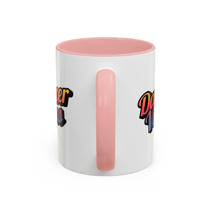 "Dancer Vibes" Accent Coffee Mug – Stylish Ceramic Mug for Dance Lovers and Performers