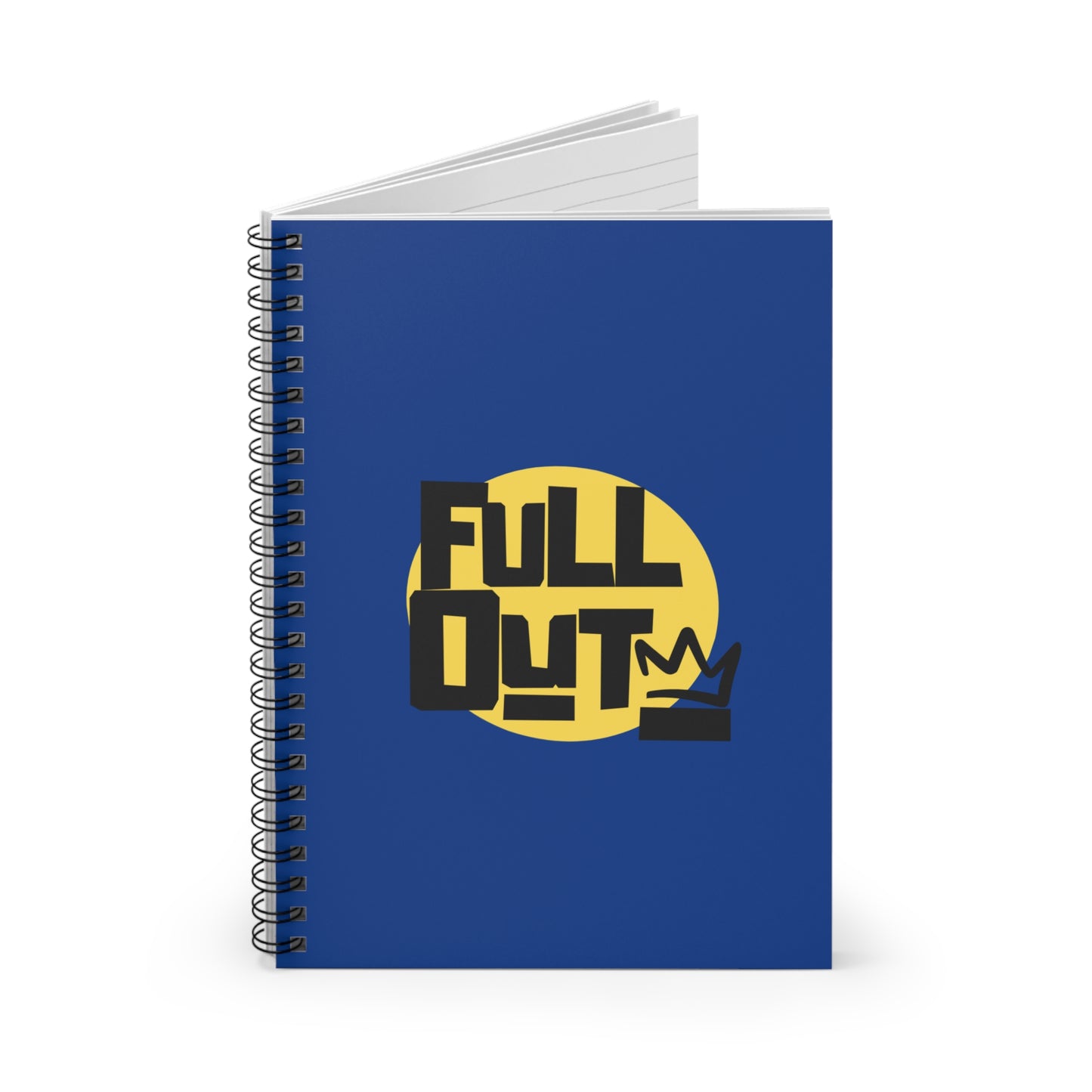 "Full Out" Spiral Notebook – Streetwear Dance Journal for Choreographers, Dancers & Hip Hop Lovers