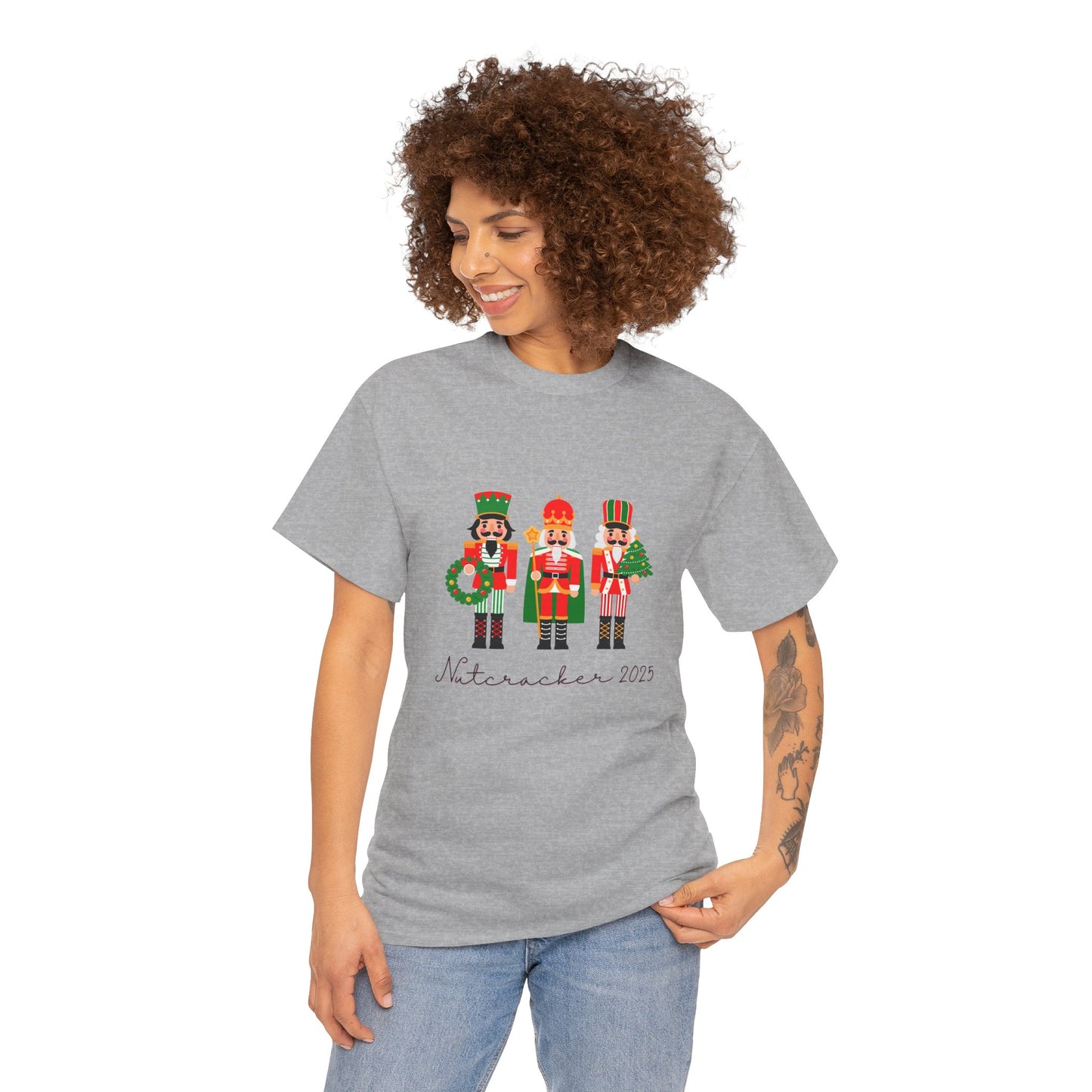 “Nutcracker 2025”  ADULT T-shirt – Unisex Heavy Blend Cotton Tee | Ballet Holiday Dance T-shirt for Dancers