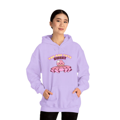 "You Are Tutu Sweet" Unisex Heavy Blend Hooded Sweatshirt – Kawaii Cupcake in Tutu Dance Graphic Hoodie for Adults and Teens