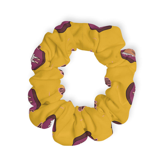 “Life Without Dance Is Pointeless” Scrunchie – Funny Ballet Pun Hair Accessory with Cute Dancing Capybara Graphic
