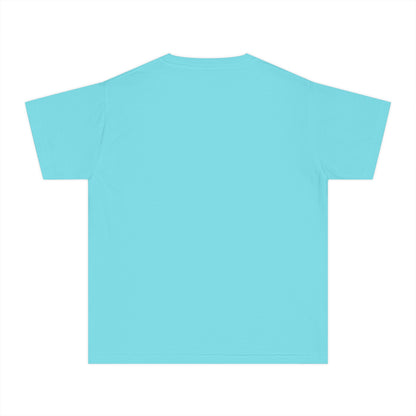 “Dance Mode On" Comfort Colors Youth Midweight  T-Shirt – Pastel Stars & Smiley Face Dance Graphic Tee for Kids