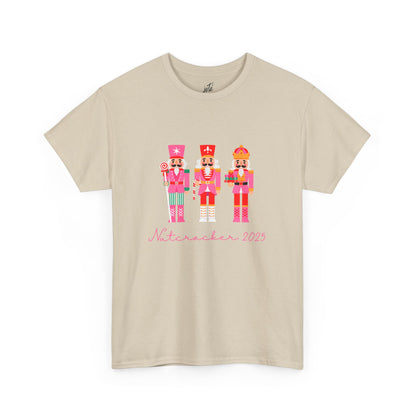 “Nutcracker 2025” ADULT Tee – Unisex Heavy Blend Cotton Tee | Ballet Holiday Dance T-Shirt for Dancers