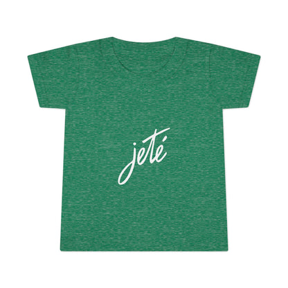 “Jeté” Official Logo | Ballet & Dance T-Shirt for Toddlers & Young Dance Enthusiasts - Toddler Short Sleeve Tee