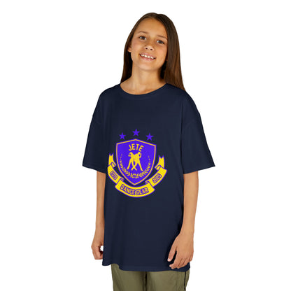 "Jeté Dance Gear" Youth Short Sleeve Tee – Collegiate-Inspired Dancer Graphic Shirt for Kids