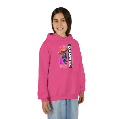 “Dancing” Male Dancer Streetwear Graphic | Unisex Youth Hoodie – Dance Hoodie for Kids & Young Performers