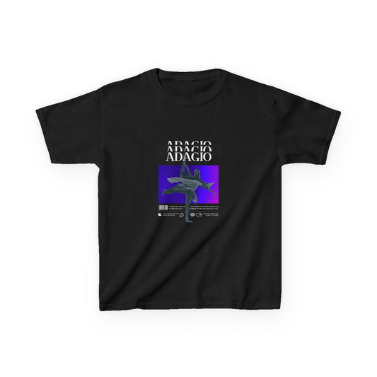 “Adagio” Youth Short Sleeve Ballet Definition Tee – Streetwear-Inspired Ballerina Dance T-Shirt