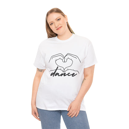 "Dance" Heart Hands Unisex Heavy Cotton Tee – Heart Hands Graphic Dance Lover T-Shirt