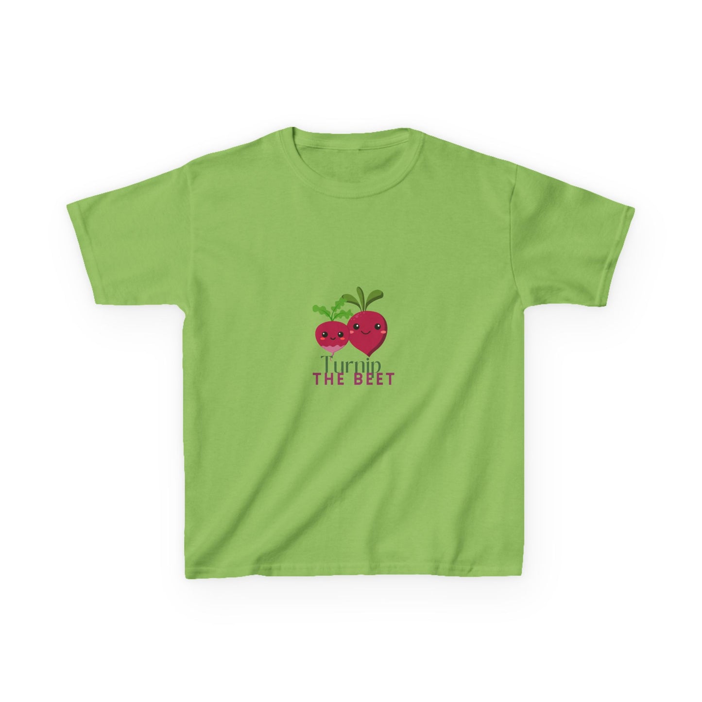 "Turnip the Beet" Youth Short Sleeve Tee – Cute Veggie Graphic Dance Pun Shirt for Kids