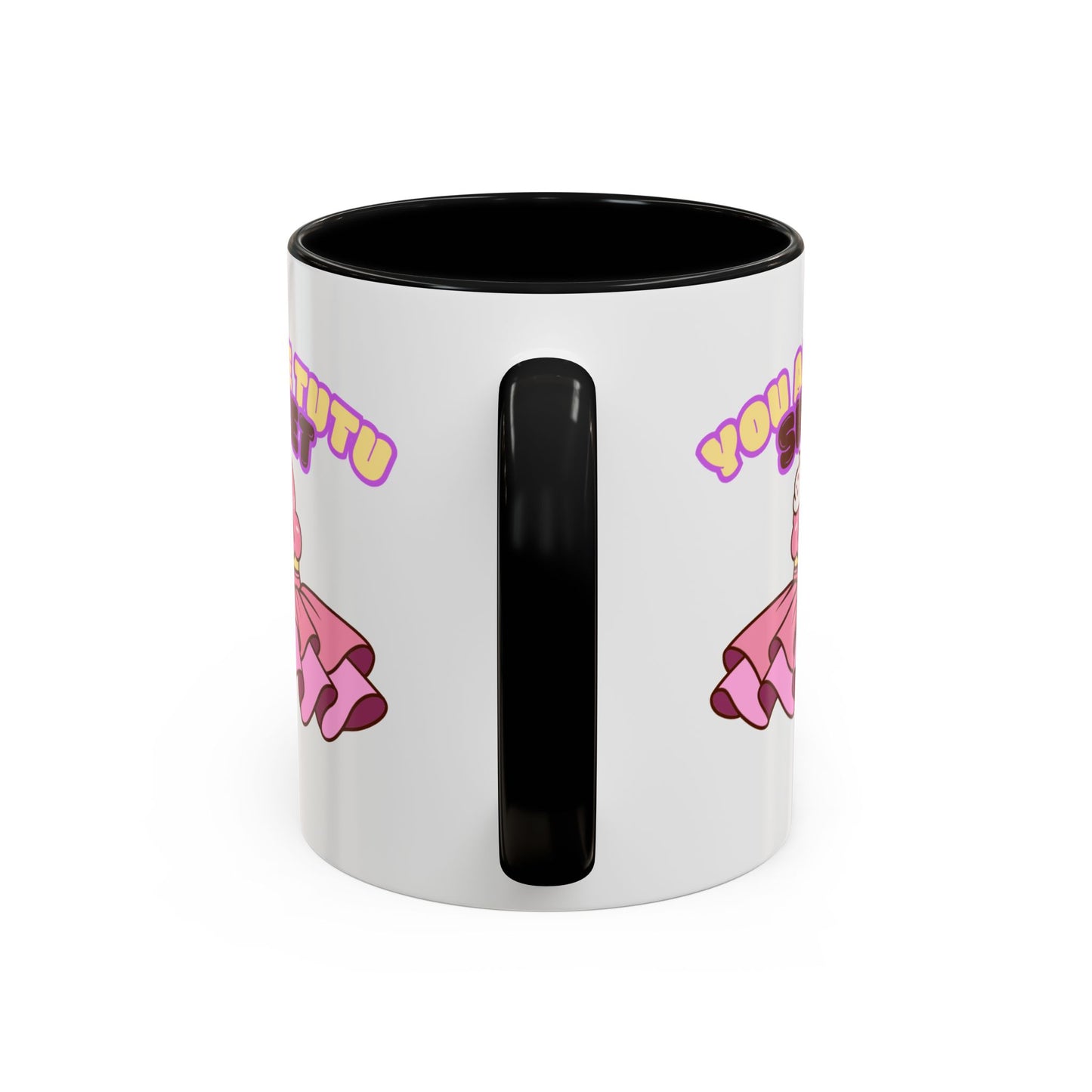 "You Are Tutu Sweet" Accent Coffee Mug – Cute Ballet Pun with Kawaii Ceramic Mug for Dancers and Dance Lovers