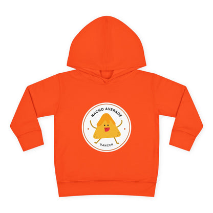 "Nacho Average Dancer" Pullover Fleece Sweatshirt with Cute Nacho Graphic | Funny Dance Gift for Kids - Toddler Dance Hoodie