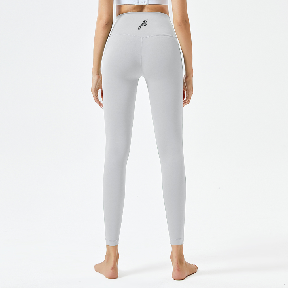 Women’s Dance Leggings with Jeté Logo – High-Waisted Athletic Yoga Pants for Comfort & Style