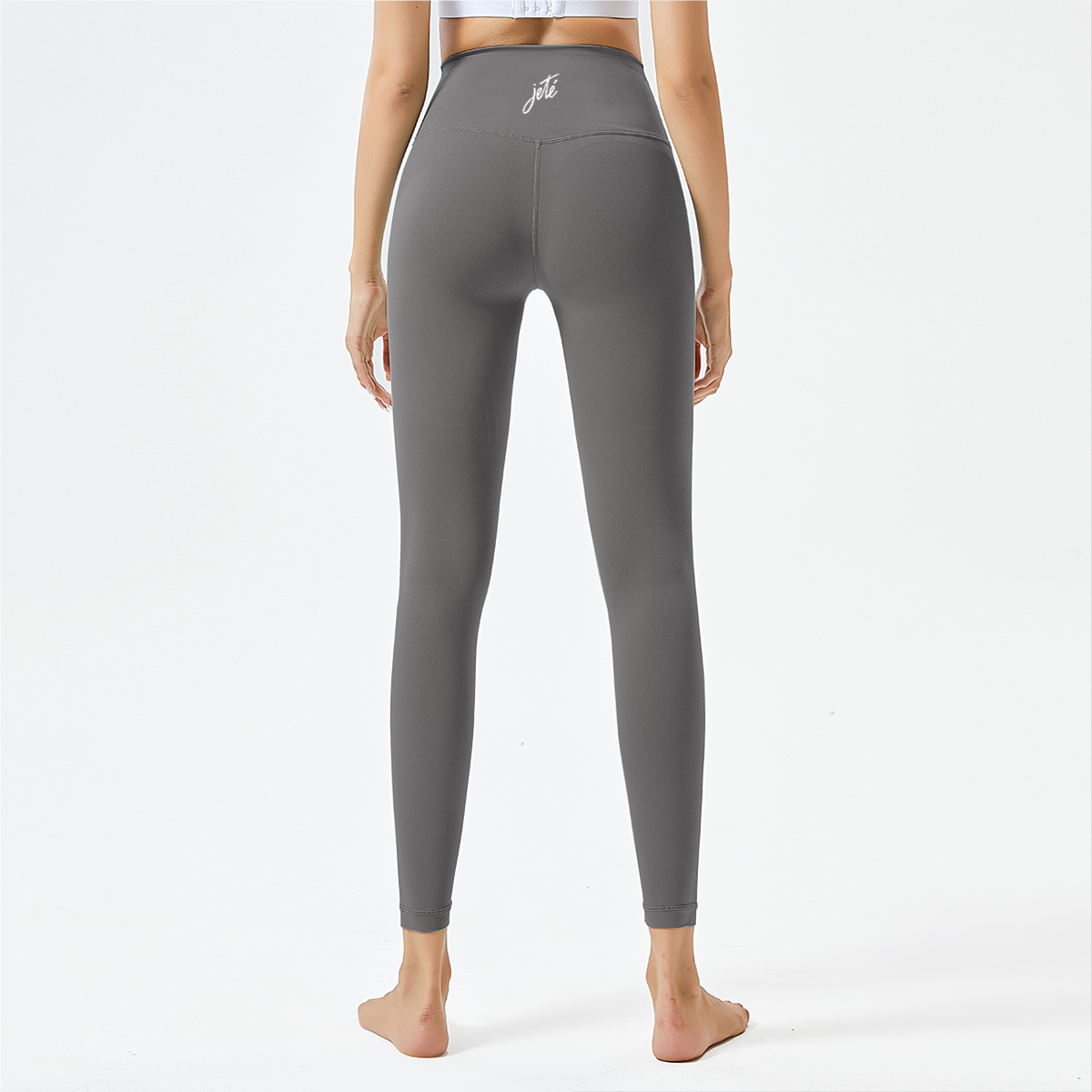 Women’s Dance Leggings with Jeté Logo – High-Waisted Athletic Yoga Pants for Comfort & Style