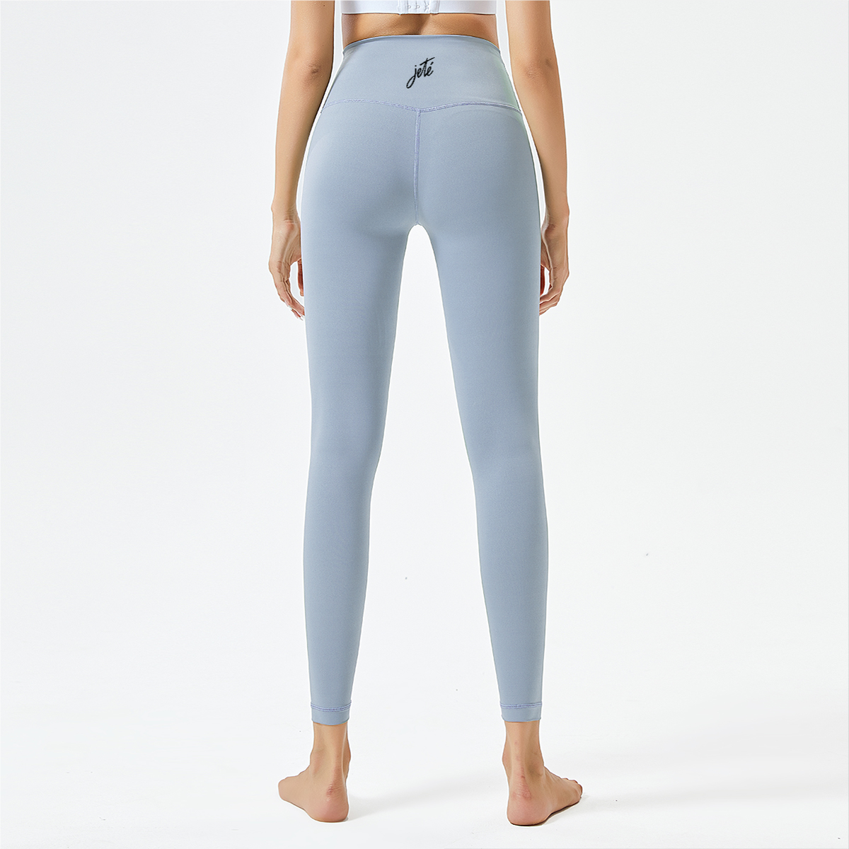 Women’s Dance Leggings with Jeté Logo – High-Waisted Athletic Yoga Pants for Comfort & Style