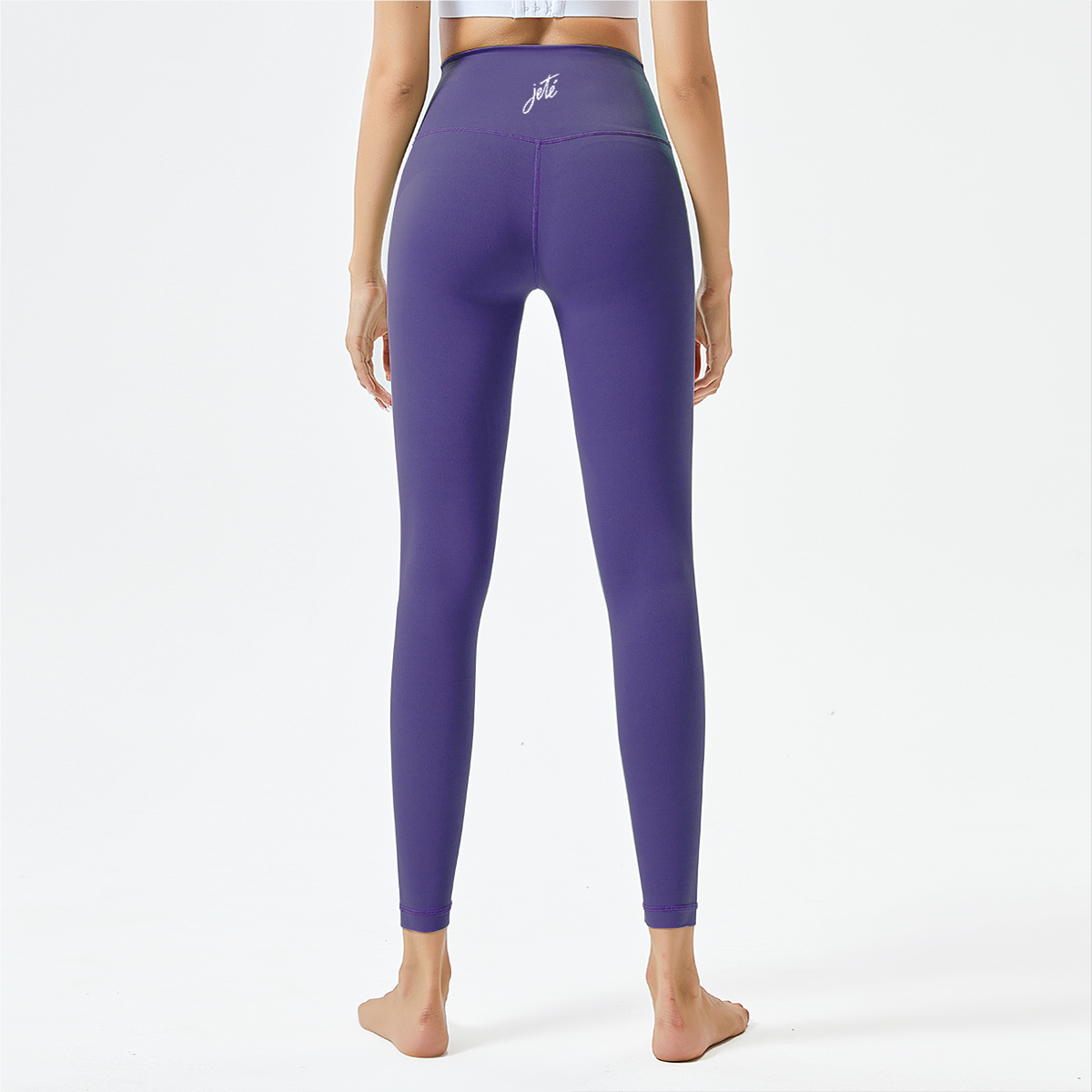 Women’s Dance Leggings with Jeté Logo – High-Waisted Athletic Yoga Pants for Comfort & Style