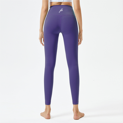 Women’s Dance Leggings with Jeté Logo – High-Waisted Athletic Yoga Pants for Comfort & Style