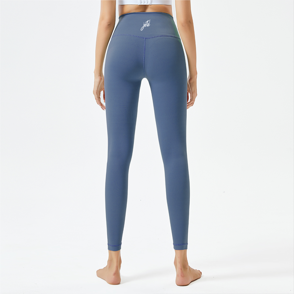 Women’s Dance Leggings with Jeté Logo – High-Waisted Athletic Yoga Pants for Comfort & Style