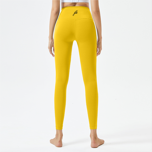 Women’s Dance Leggings with Jeté Logo – High-Waisted Athletic Yoga Pants for Comfort & Style