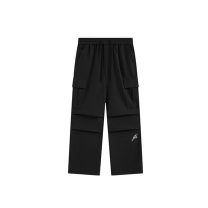 Unisex Wide-Leg Baggy Sweatpants with Jeté Logo – Dance-Inspired Streetwear Lounge Pants