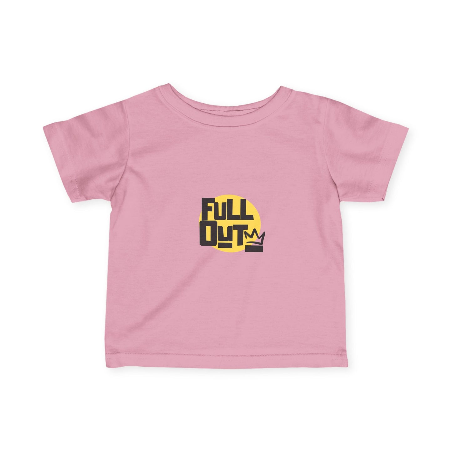"Full Out" Infant Fine Jersey Tee – Bold Streetwear-Inspired Baby Dance T-Shirt for High-Energy Tiny Performers