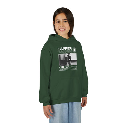 “Tapper” Tap Shoes Streetwear Graphic | Unisex Youth Hoodie – Tap Dance Hoodie for Kids & Young Performers