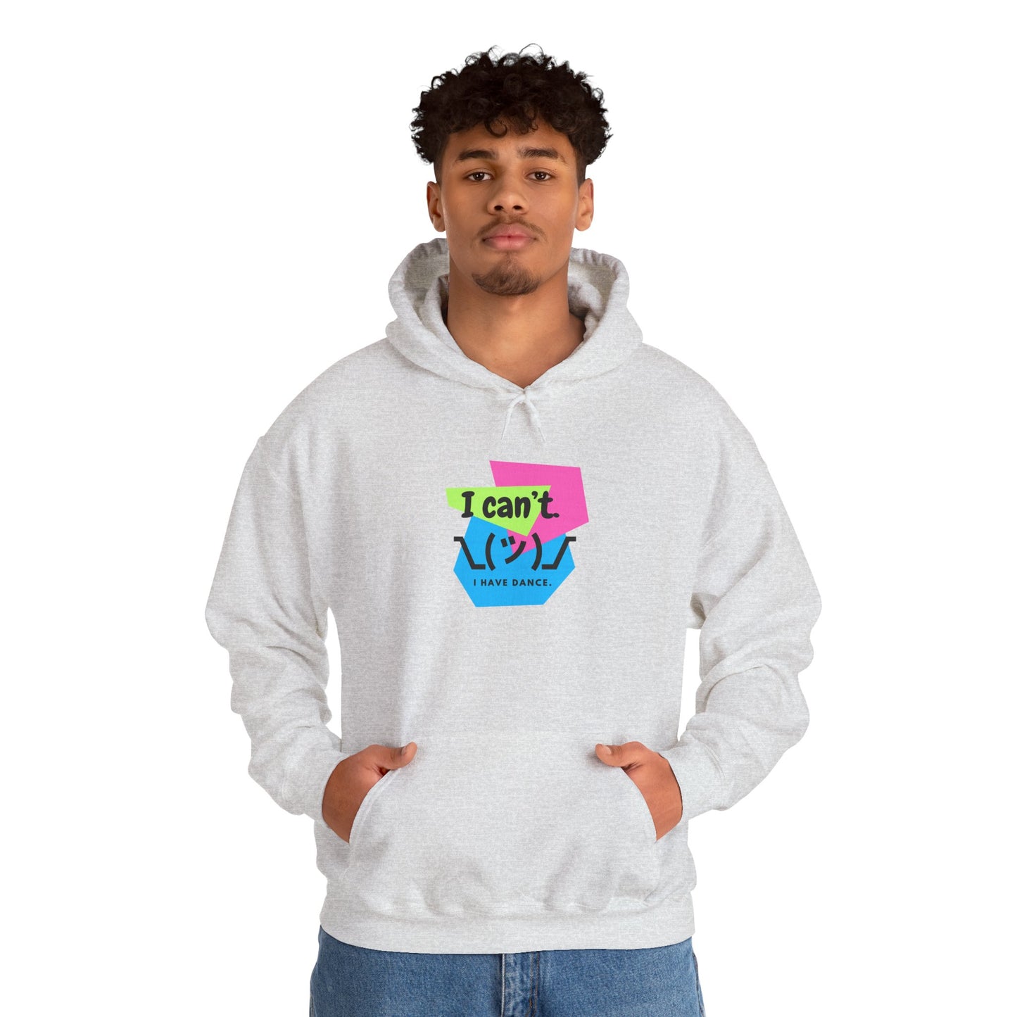 "I Can’t. I Have Dance." Unisex Hooded Sweatshirt – Retro 80s Emoji Graphic Hoodie for Dancers | Jeté Dance-Inspired Loungewear