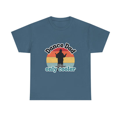 "Dance Dad" Unisex Heavy Cotton Tee – Funny Retro Dance Shirt for Cool Dads