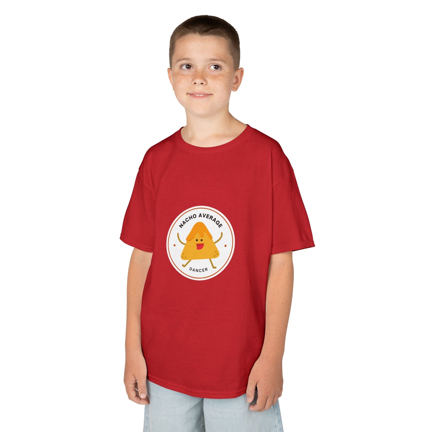 "Nacho Average Dancer" Youth Dance T-Shirt – Cute Nacho Graphic Tee for Kids Who Love to Dance