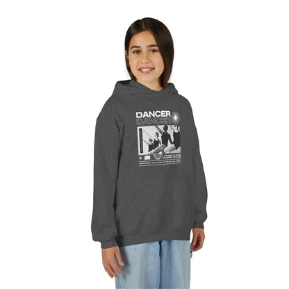 “Dancer” Young Ballet Dancers at the Barre Graphic | Unisex Youth Hoodie – Streetwear-Inspired Ballet Dance Hoodie for Kids & Aspiring Dancers