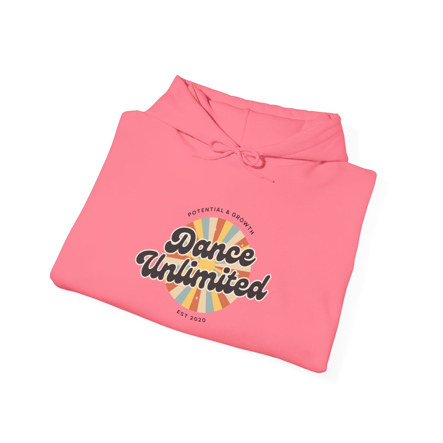 "Dance Unlimited – Potential & Growth" Retro Unisex Hoodie  Dance-Inspired Sweatshirt
