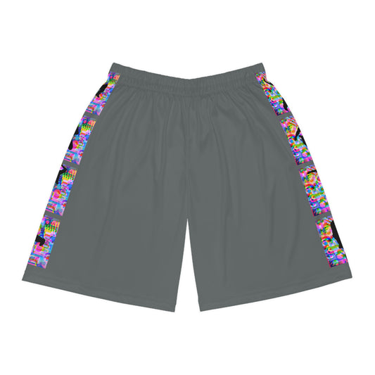 Levels Premium Collection, Vibrant Basketball Shorts , Athletic Shorts for Summer, Sportswear for Dance Class, Colorful Workout Shorts, Perfect for Dancers