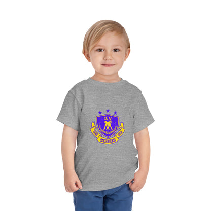"Jeté Dance Gear" Toddler Dance T-Shirt – Collegiate-Inspired Dancer Graphic Short Sleeve Tee for Kids