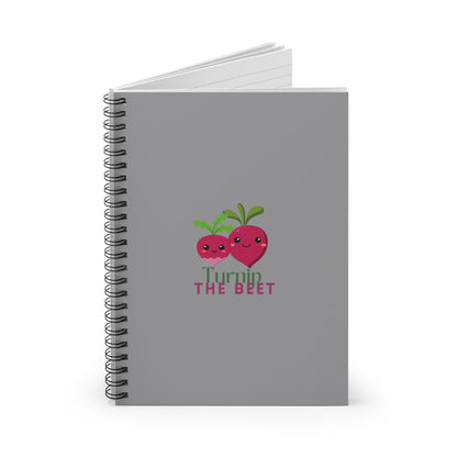 "Turnip the Beet" Spiral Notebook – Cute Veggie Dance Pun Journal for Dancers, Foodies & Pun Lovers